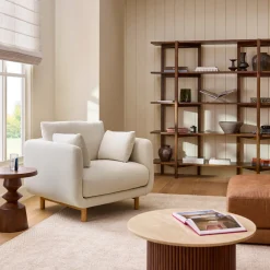 Nora 40.5" Lounge Chair - Savoy Ivory