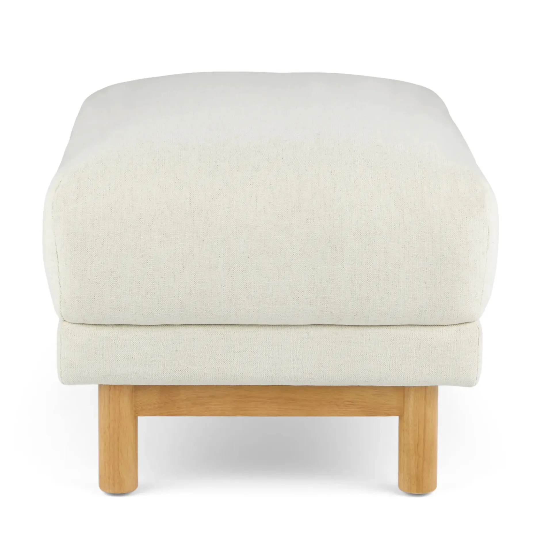Nora 32" Ottoman - Savoy Ivory