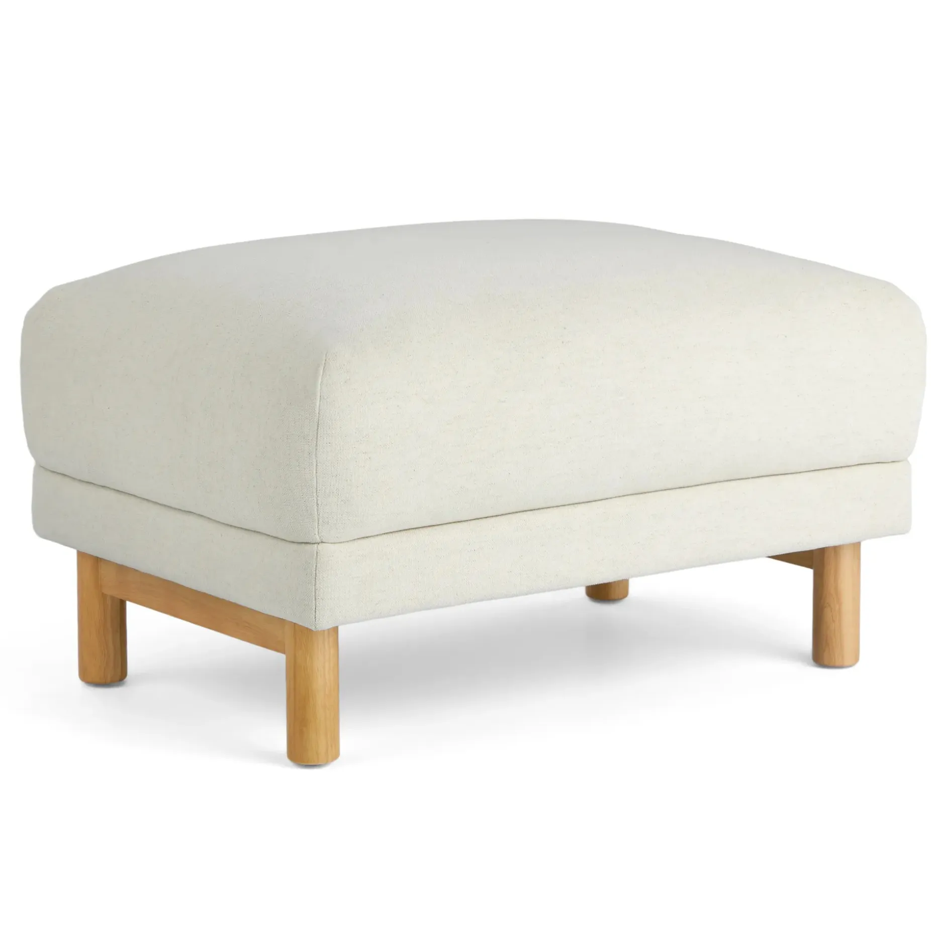 Nora 32" Ottoman - Savoy Ivory