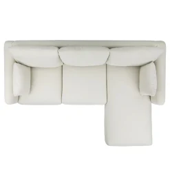 Nora 90" Reversible Sectional - Savoy Ivory
