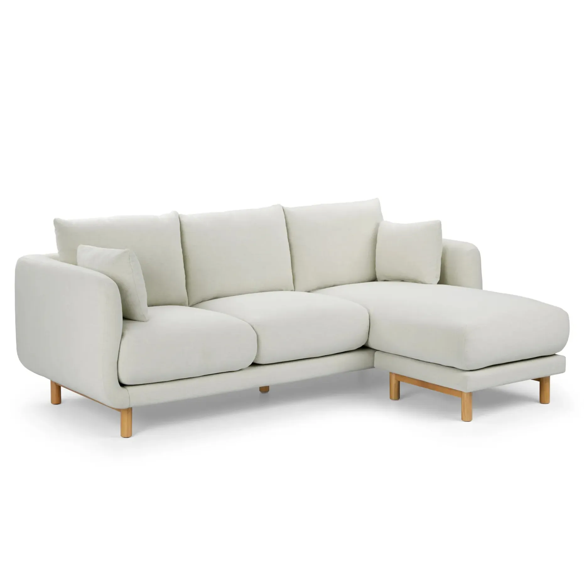 Nora 90" Reversible Sectional - Savoy Ivory