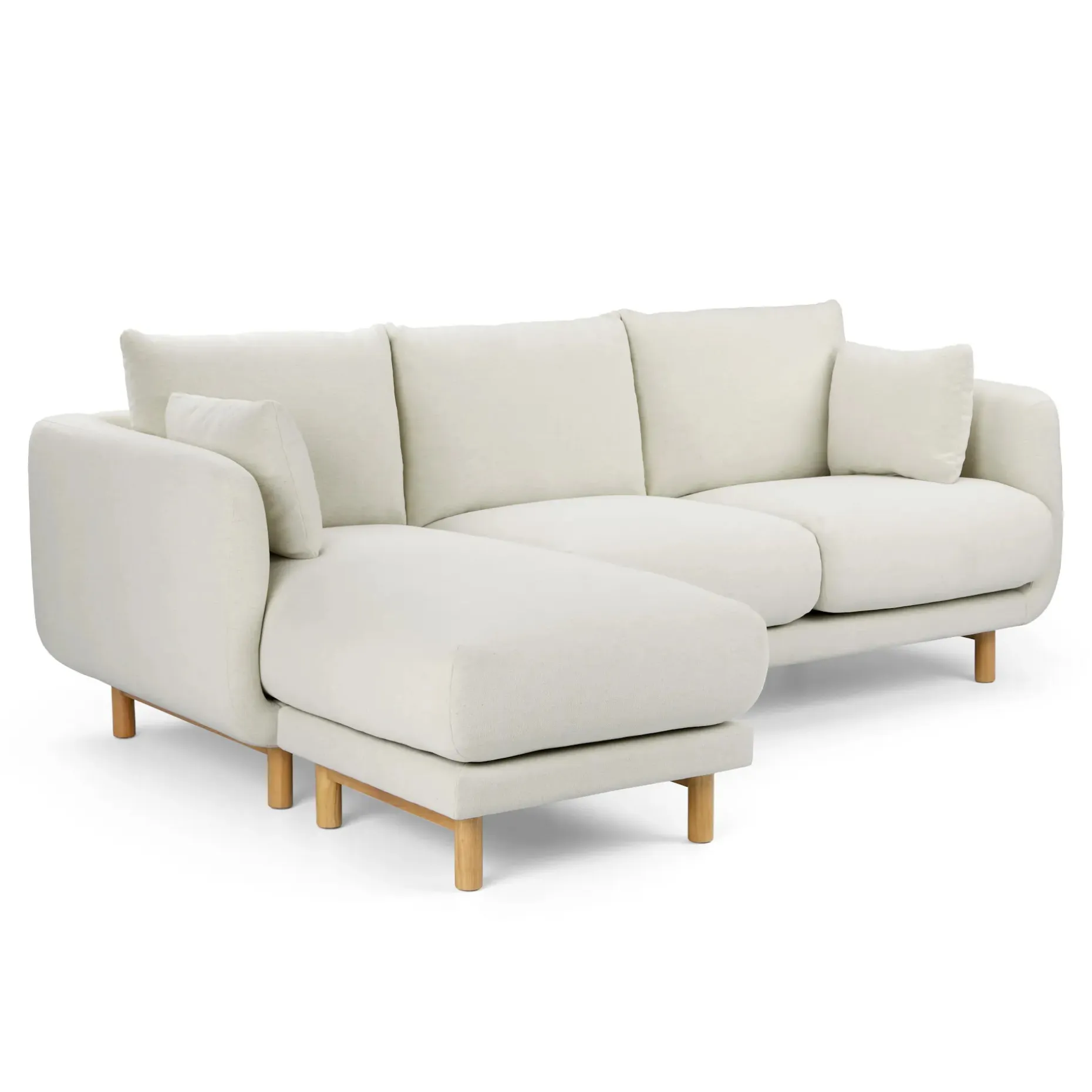 Nora 90" Reversible Sectional - Savoy Ivory