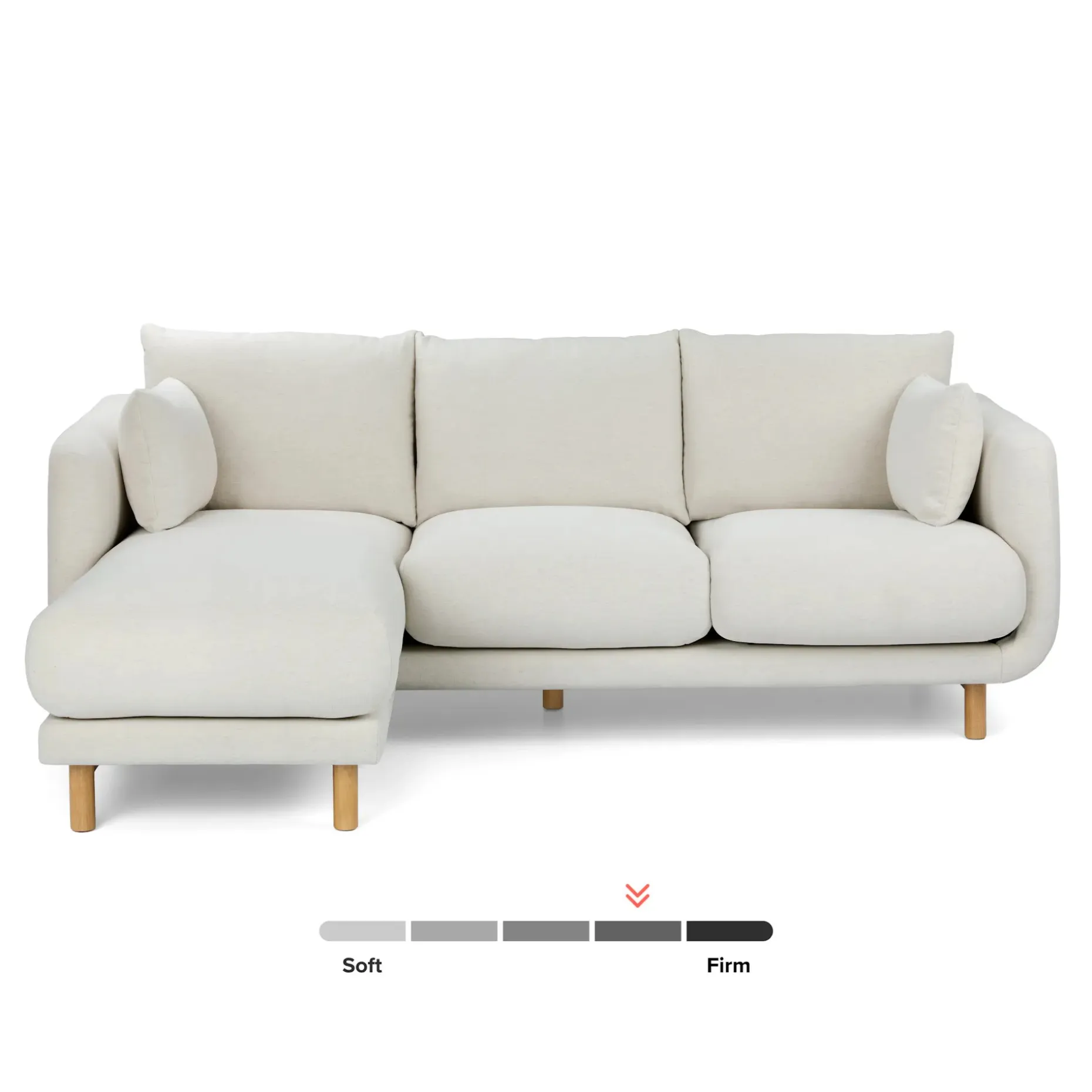 Nora 90" Reversible Sectional - Savoy Ivory