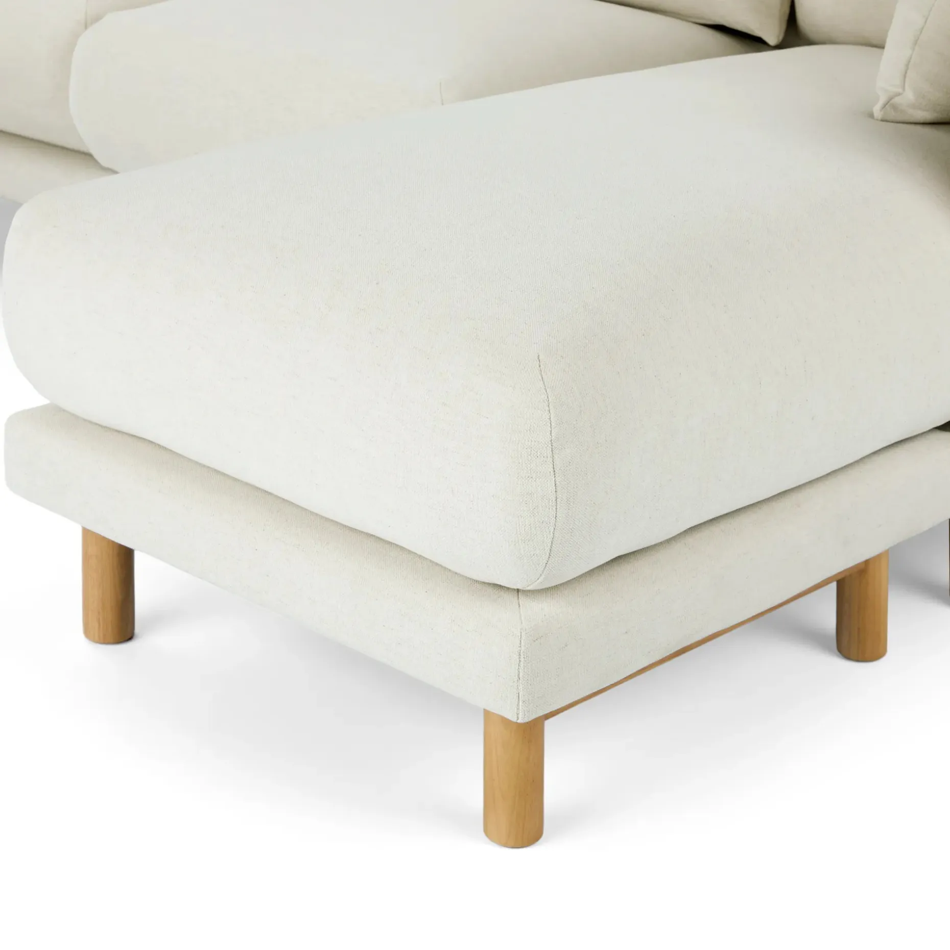 Nora 90" Reversible Sectional - Savoy Ivory