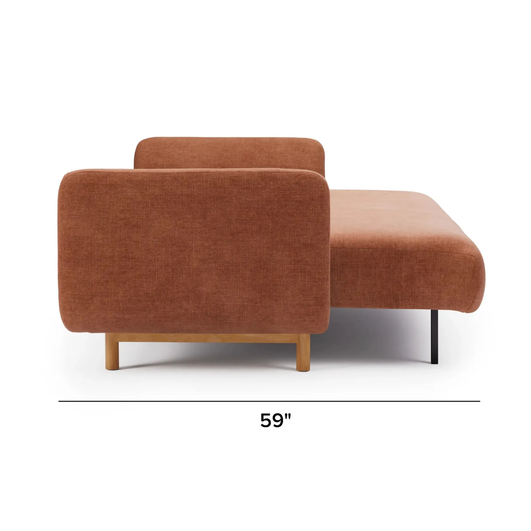 Nora 91.5" Sofa Bed - Hestia Caramel