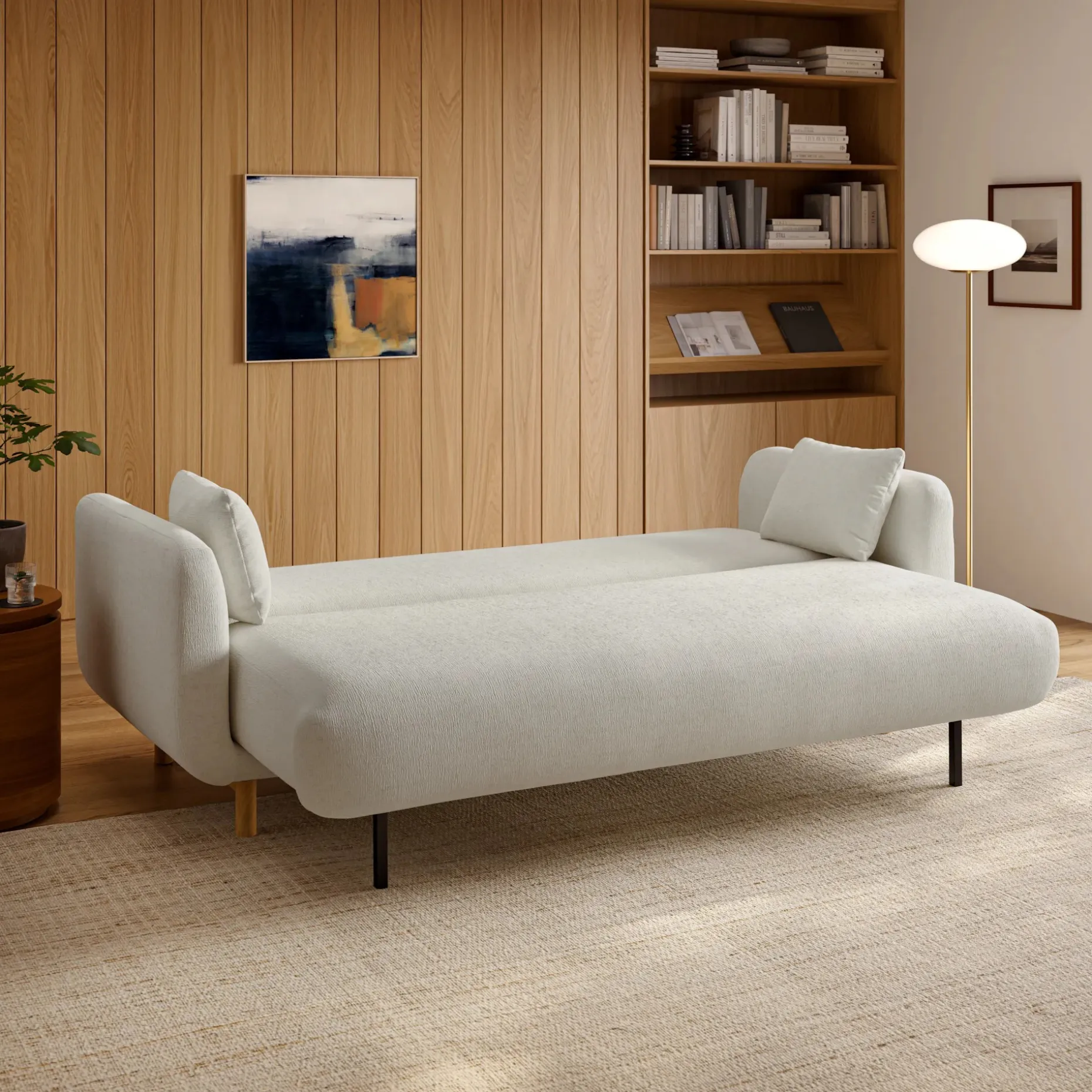 Nora 91.5" Sofa Bed - Savoy Ivory