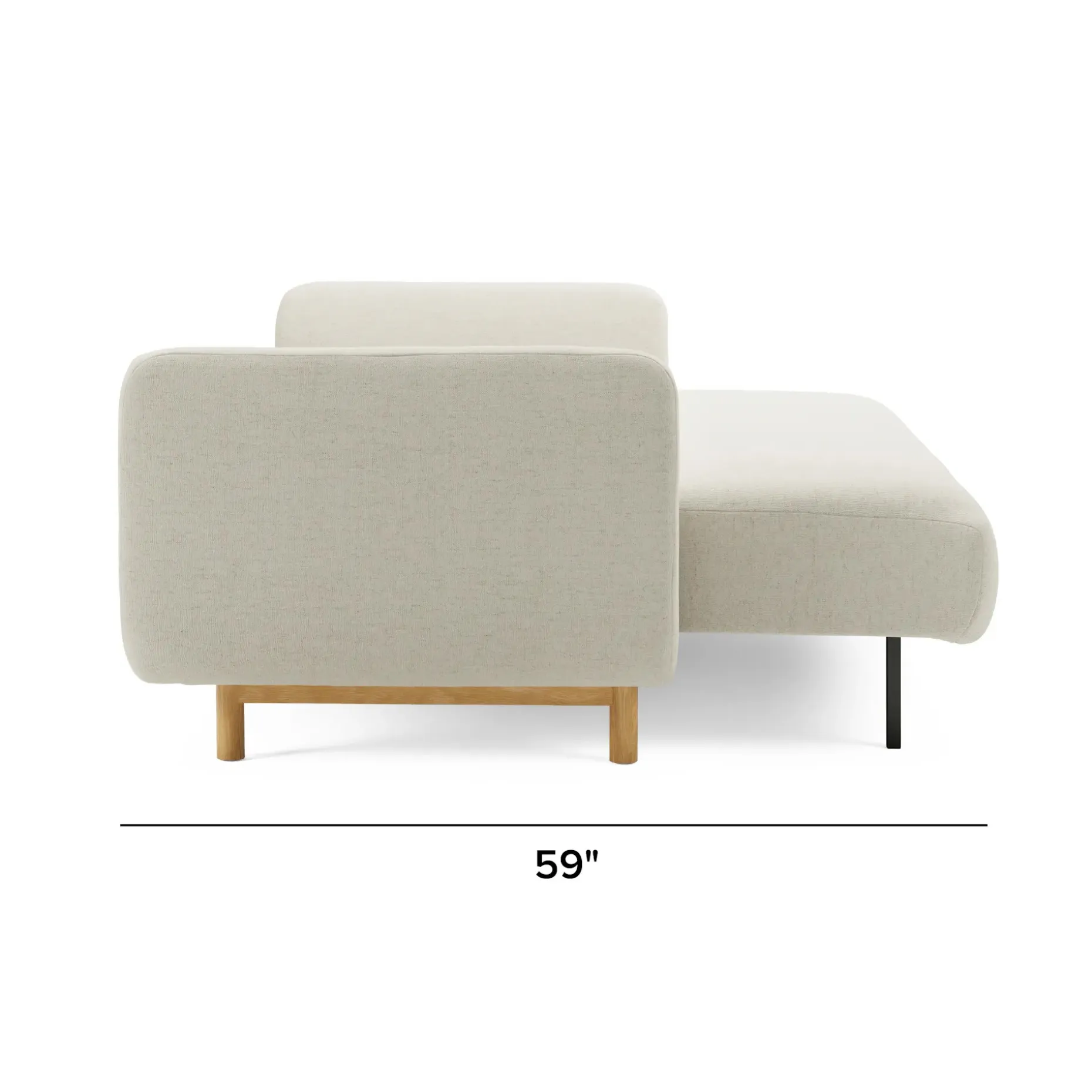 Nora 91.5" Sofa Bed - Savoy Ivory