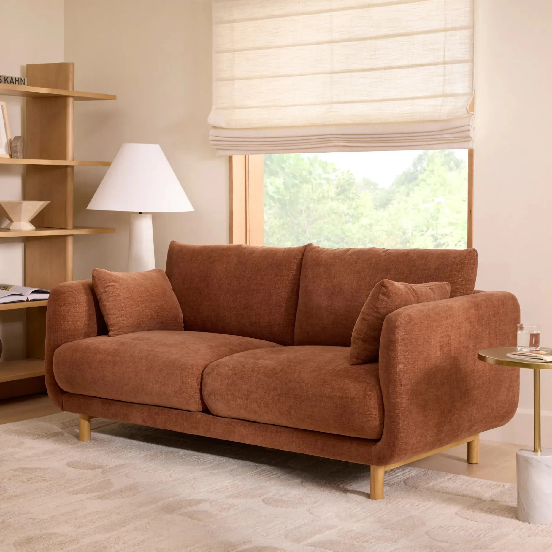 Nora 77" Sofa - Hestia Caramel