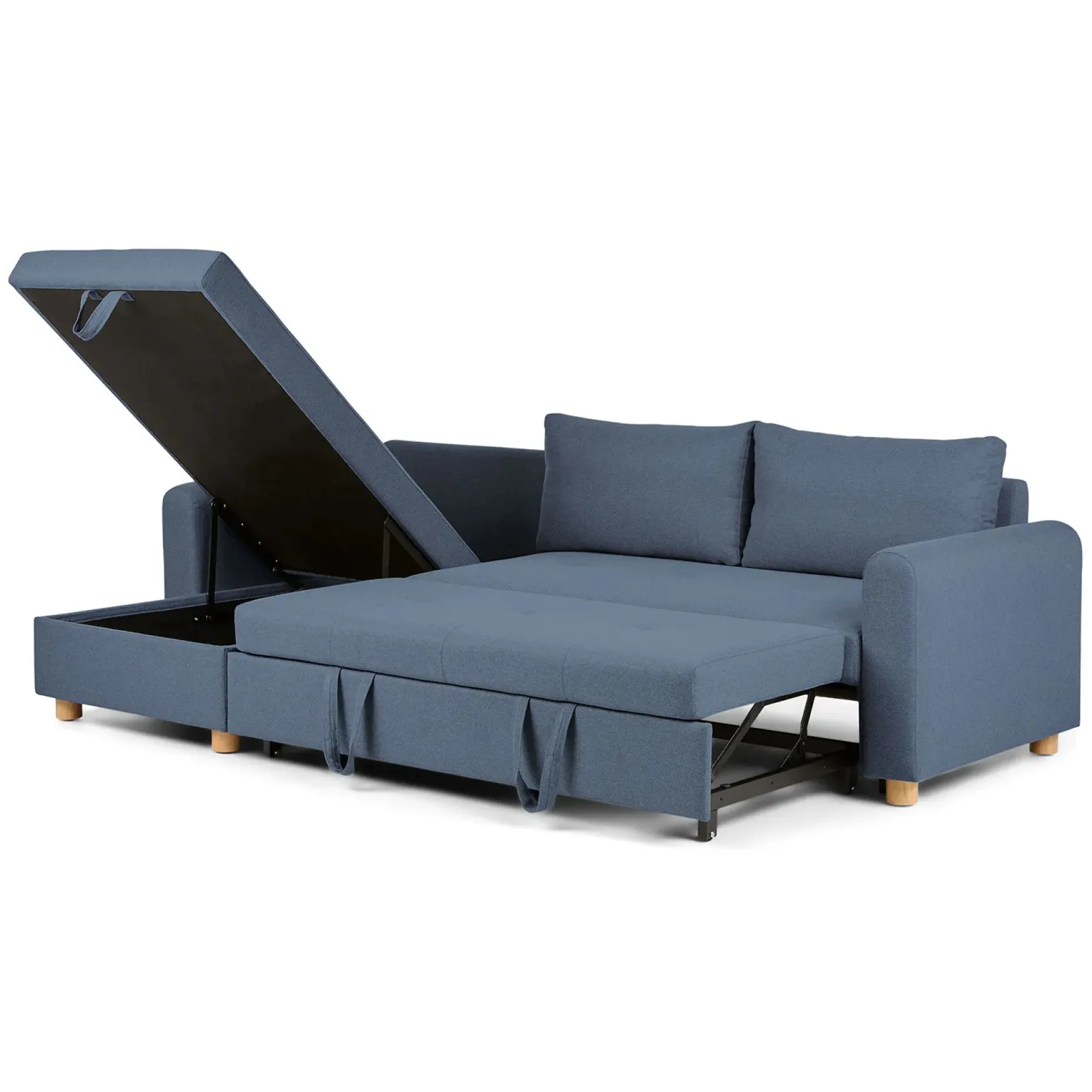 Nordby 104" Reversible Sleeper Sectional - Lull Blue
