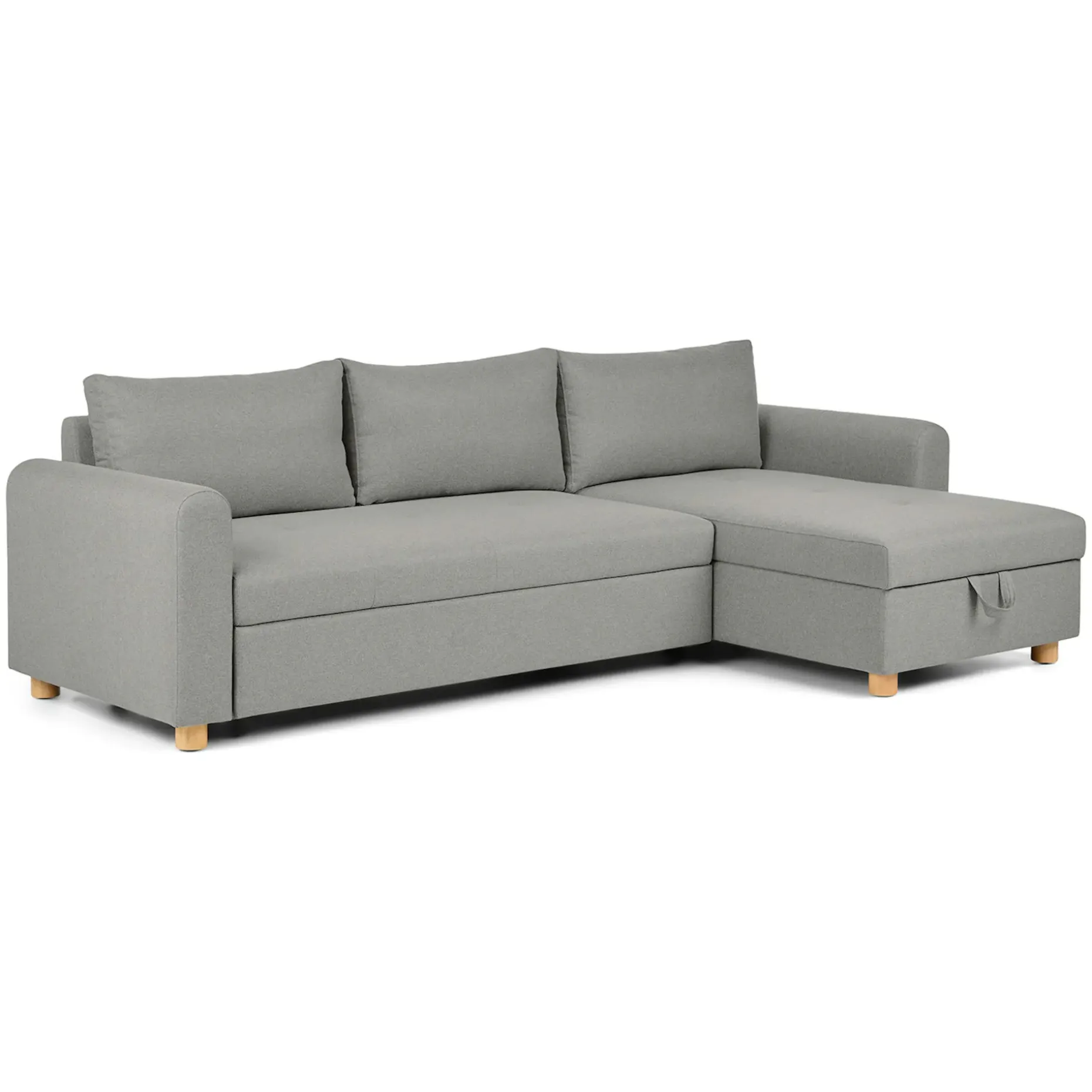 Nordby 104" Reversible Sleeper Sectional - Pep Gray
