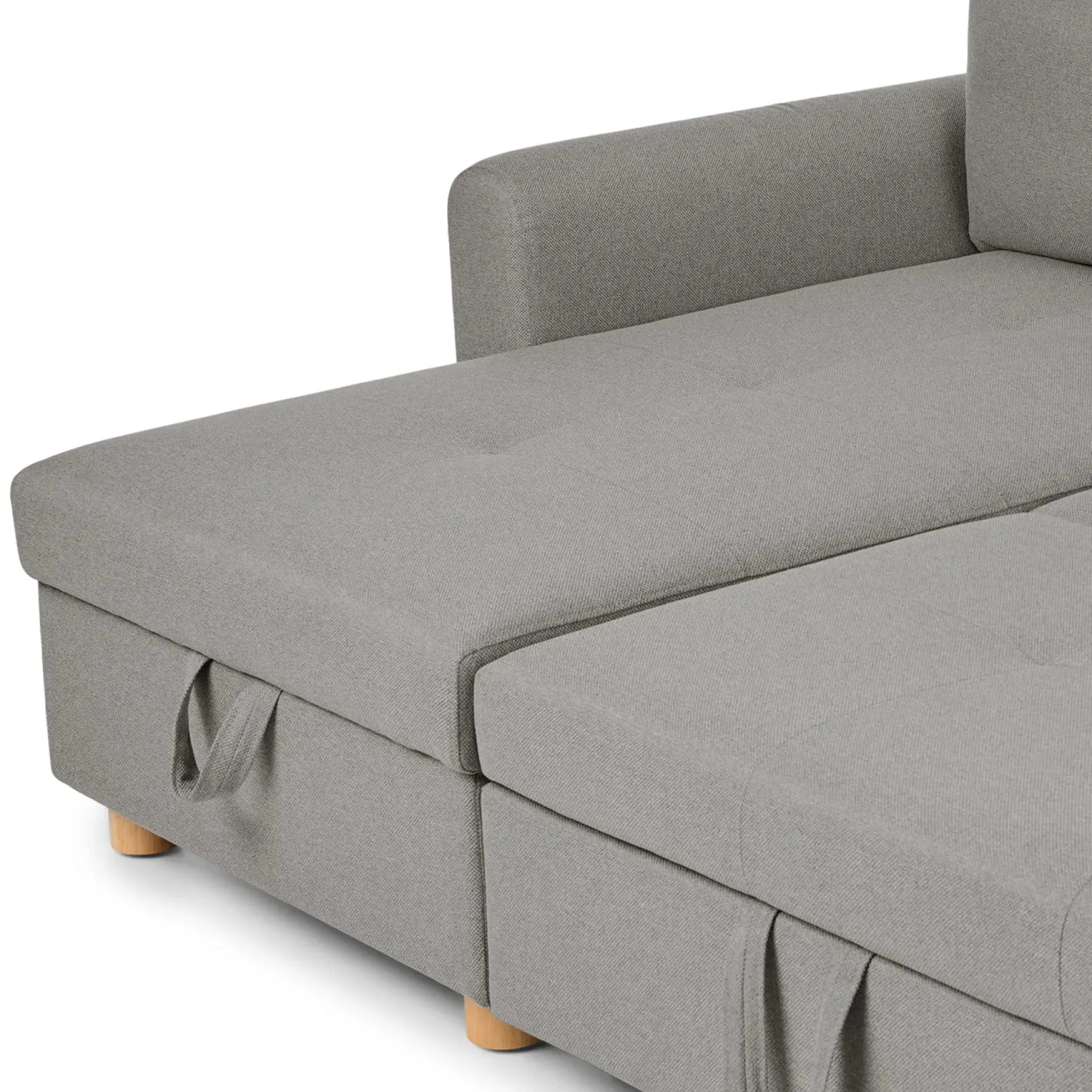 Nordby 104" Reversible Sleeper Sectional - Pep Gray