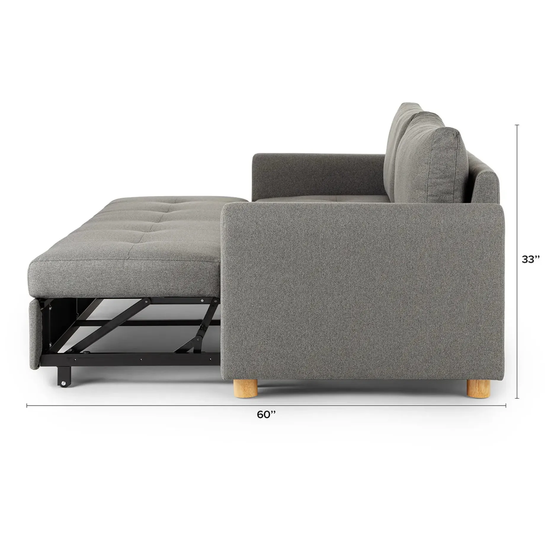 Nordby 87" Sofa Bed - Henge Gray