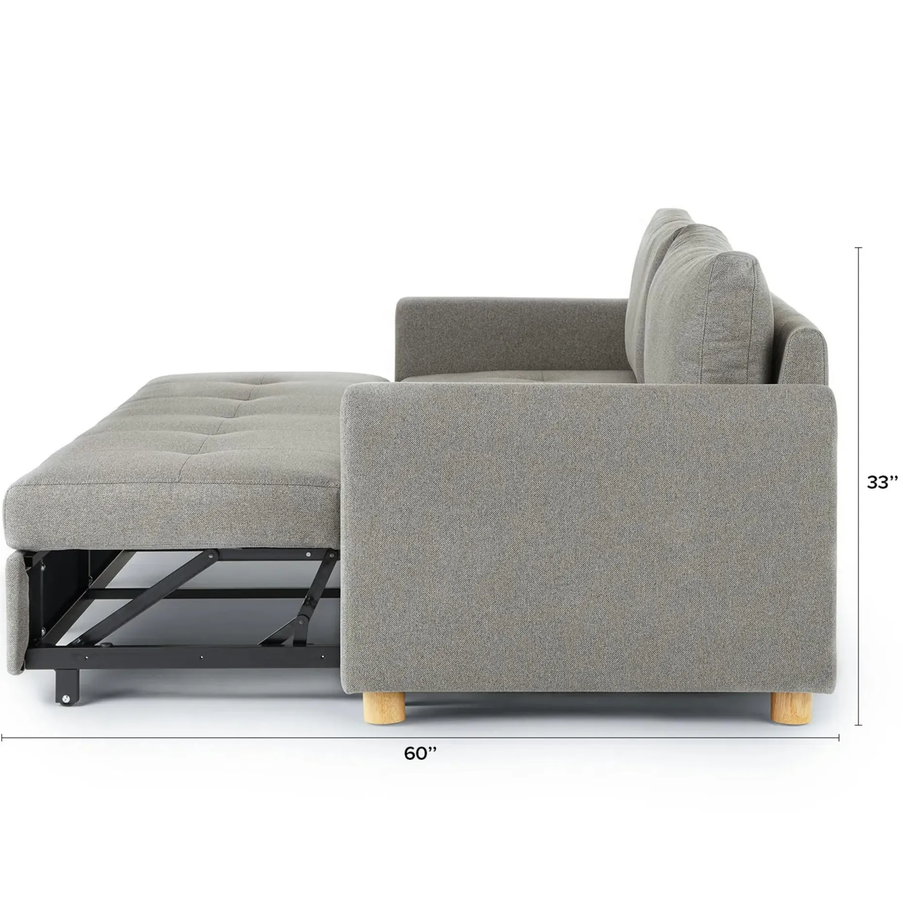 Nordby 87" Sofa Bed - Pep Gray
