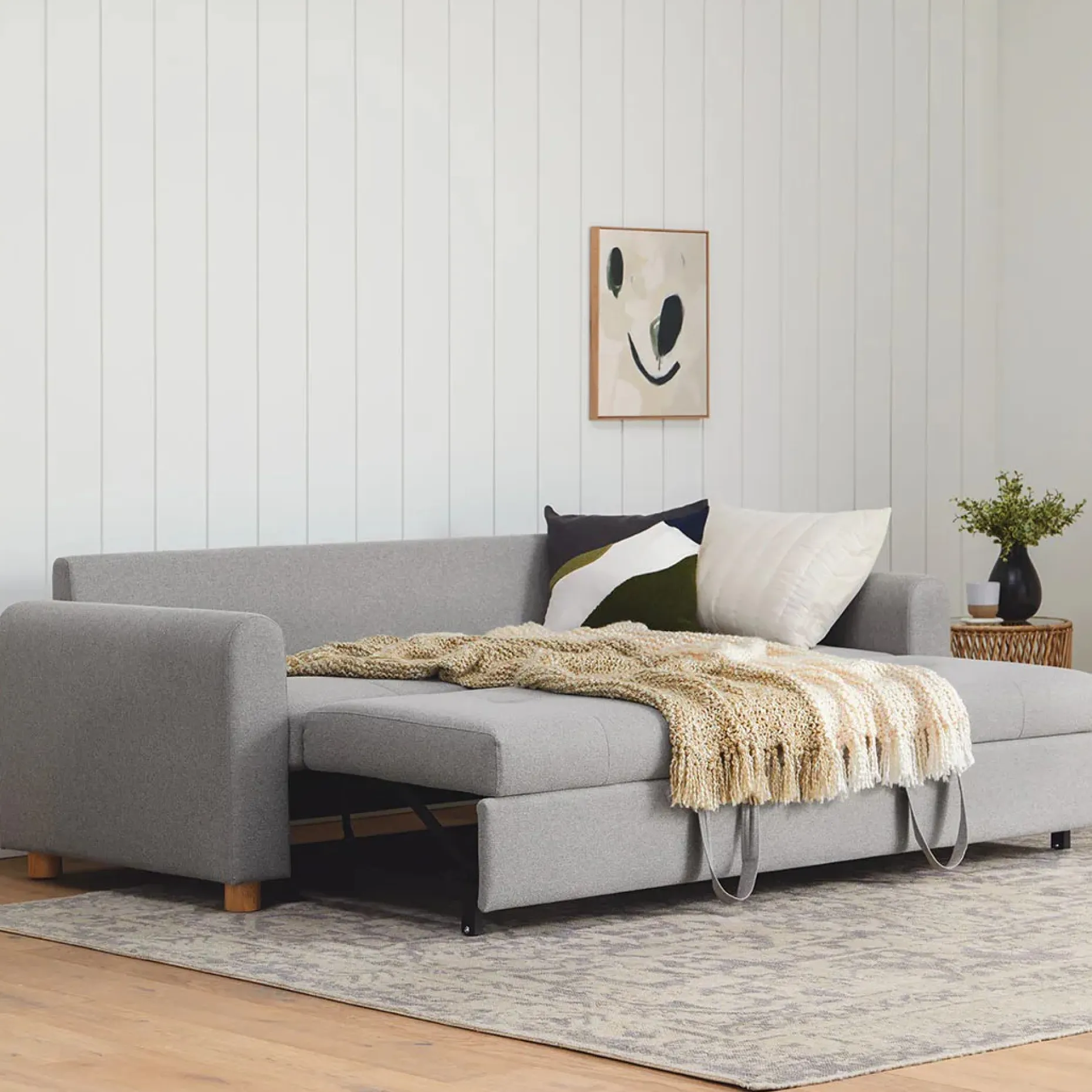 Nordby 87" Sofa Bed - Pep Gray