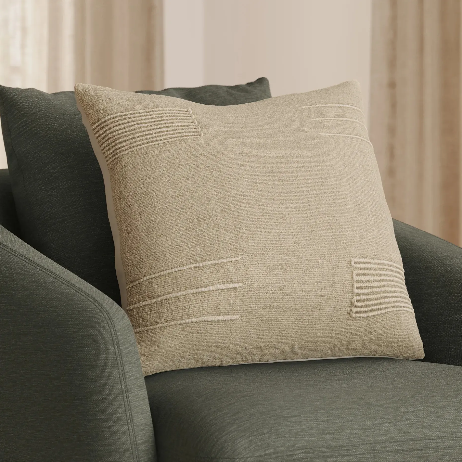 Nordea Large Pillow - Ivory