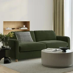Nordens 35.5" Concrete Coffee Table - Ridge Taupe