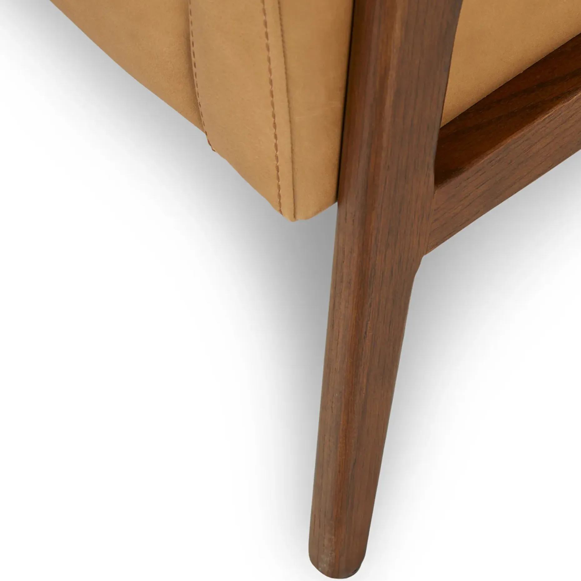 Nord 29" Leather Lounge Chair - Charme Tan