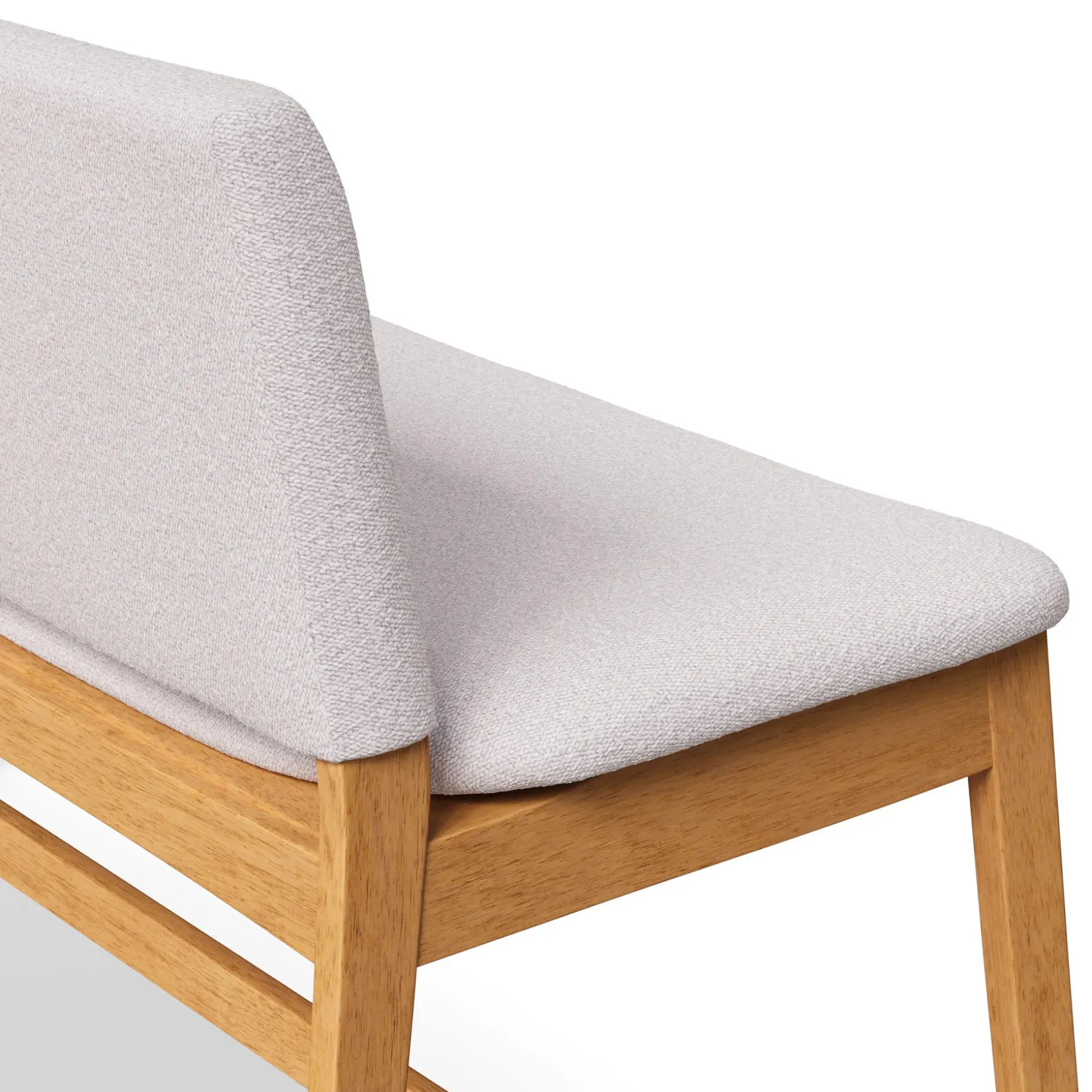 Nosh 51.5" Bench - Oak and Ratine Ivory