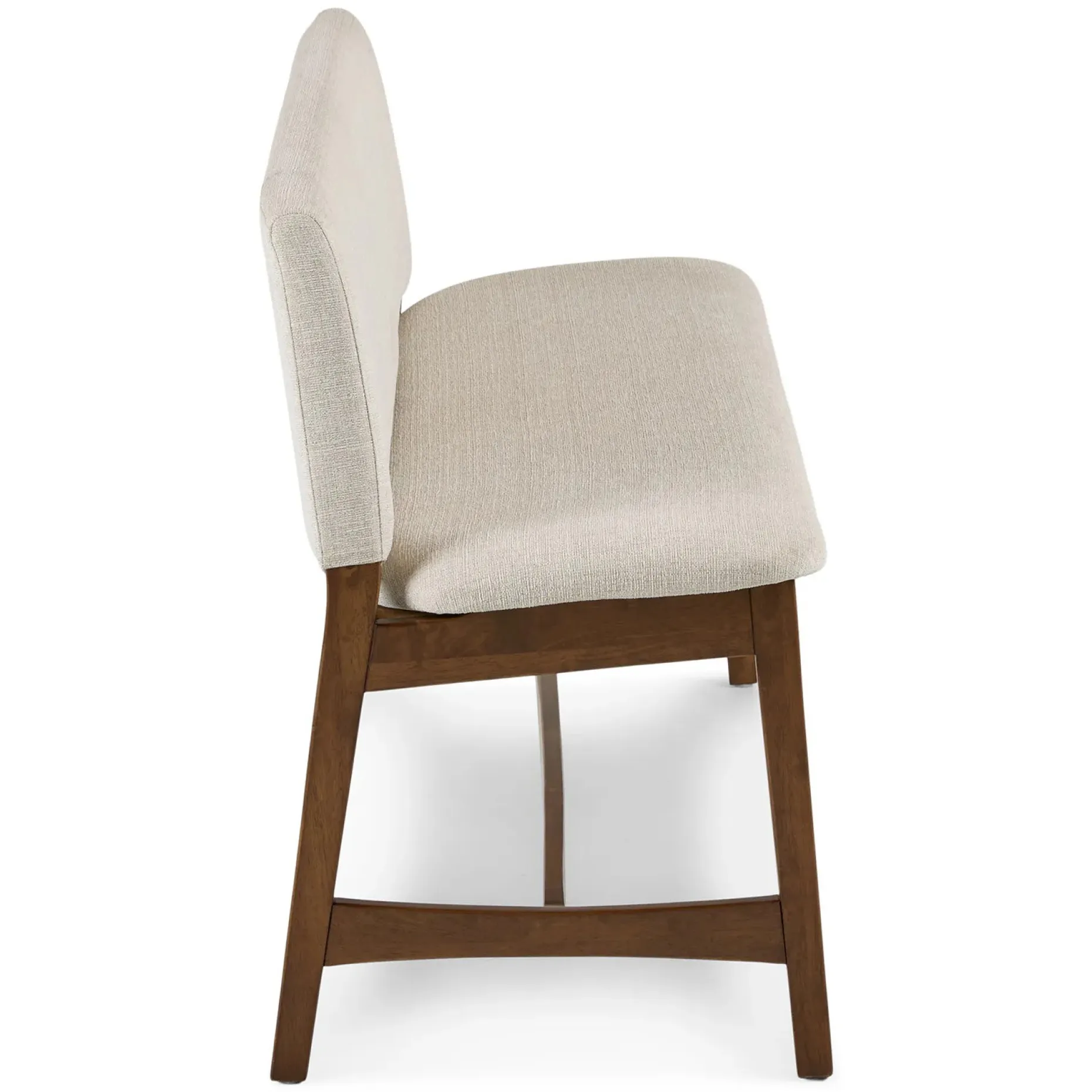 Nosh 51.5" Bench - Walnut and Chalk Gray