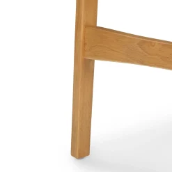 Nosh Counter Stool - Oak and Ratine Ivory