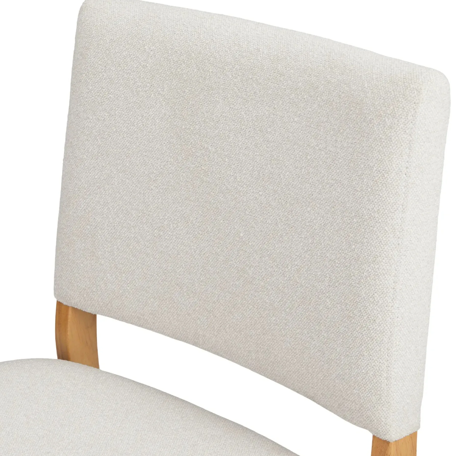 Nosh Counter Stool - Oak and Ratine Ivory