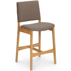 Nosh Counter Stool - Oak and Ratine Brown
