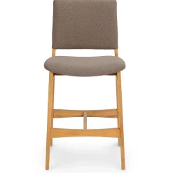 Nosh Counter Stool - Oak and Ratine Brown