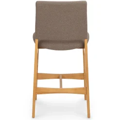 Nosh Counter Stool - Oak and Ratine Brown