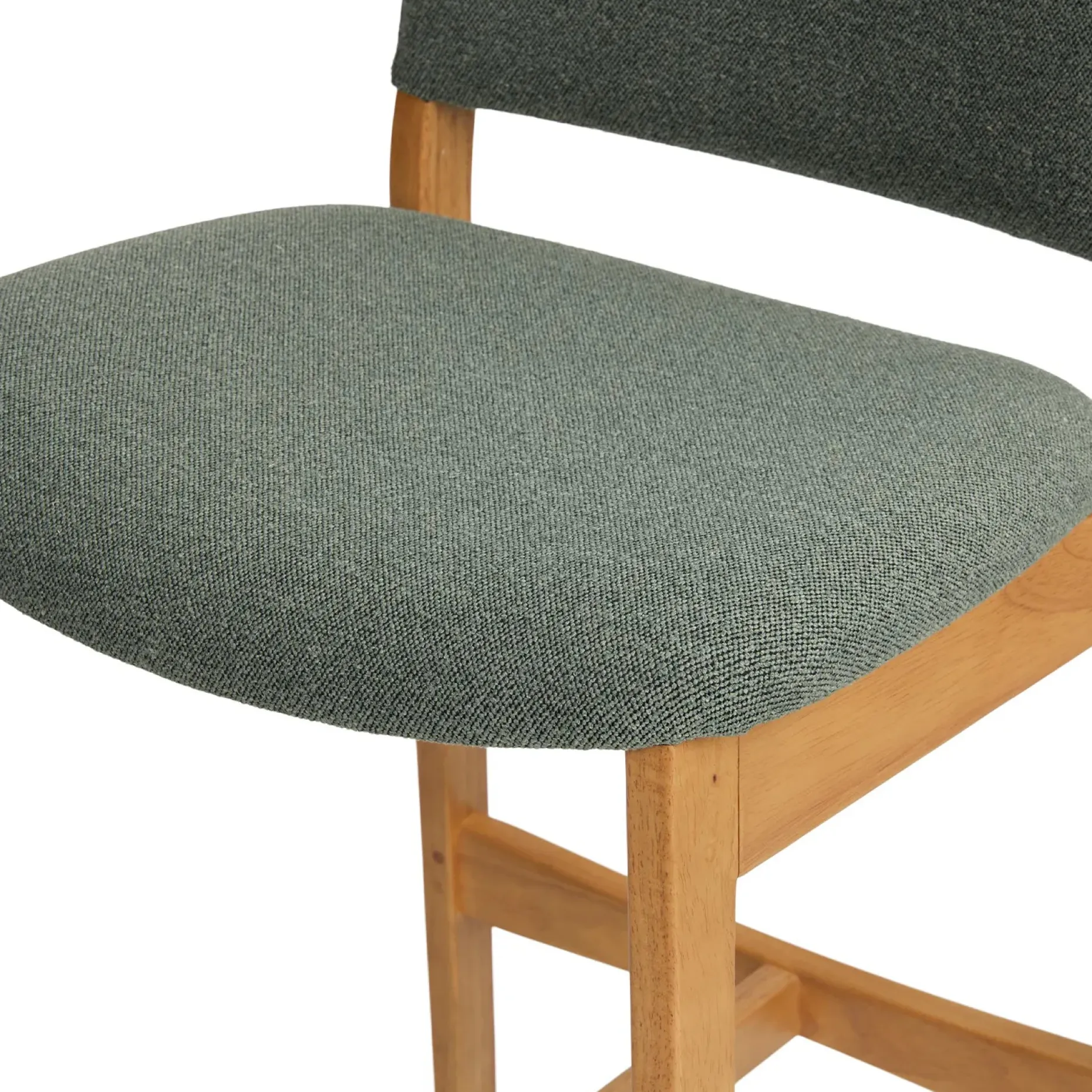 Nosh Counter Stool - Oak and Ratine Green
