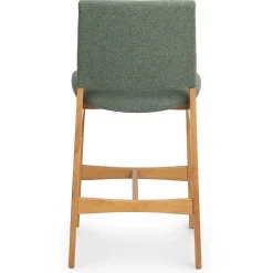 Nosh Counter Stool - Oak and Ratine Green