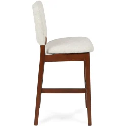 Nosh Counter Stool - Walnut and Chalk Gray