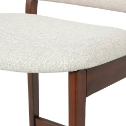 Nosh Counter Stool - Walnut and Chalk Gray