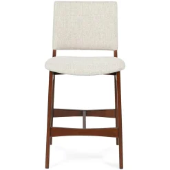 Nosh Counter Stool - Walnut and Chalk Gray