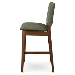 Nosh Counter Stool - Walnut and Hemlock Green