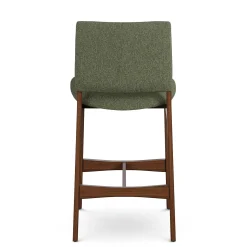 Nosh Counter Stool - Walnut and Hemlock Green