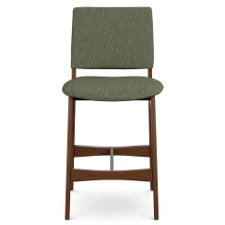 Nosh Counter Stool - Walnut and Hemlock Green