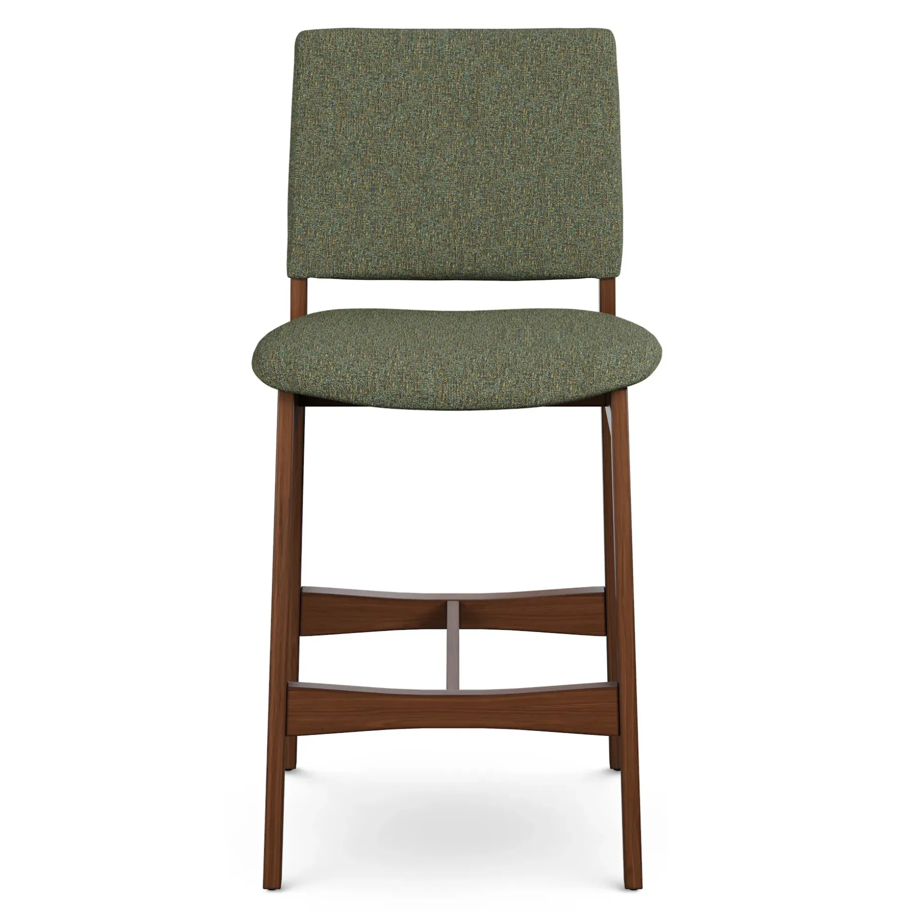 Nosh Counter Stool - Walnut and Hemlock Green