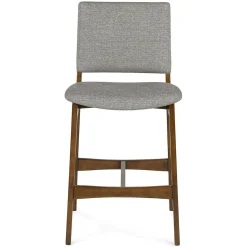 Nosh Counter Stool - Walnut and Quarry Gray