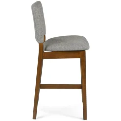 Nosh Counter Stool - Walnut and Quarry Gray