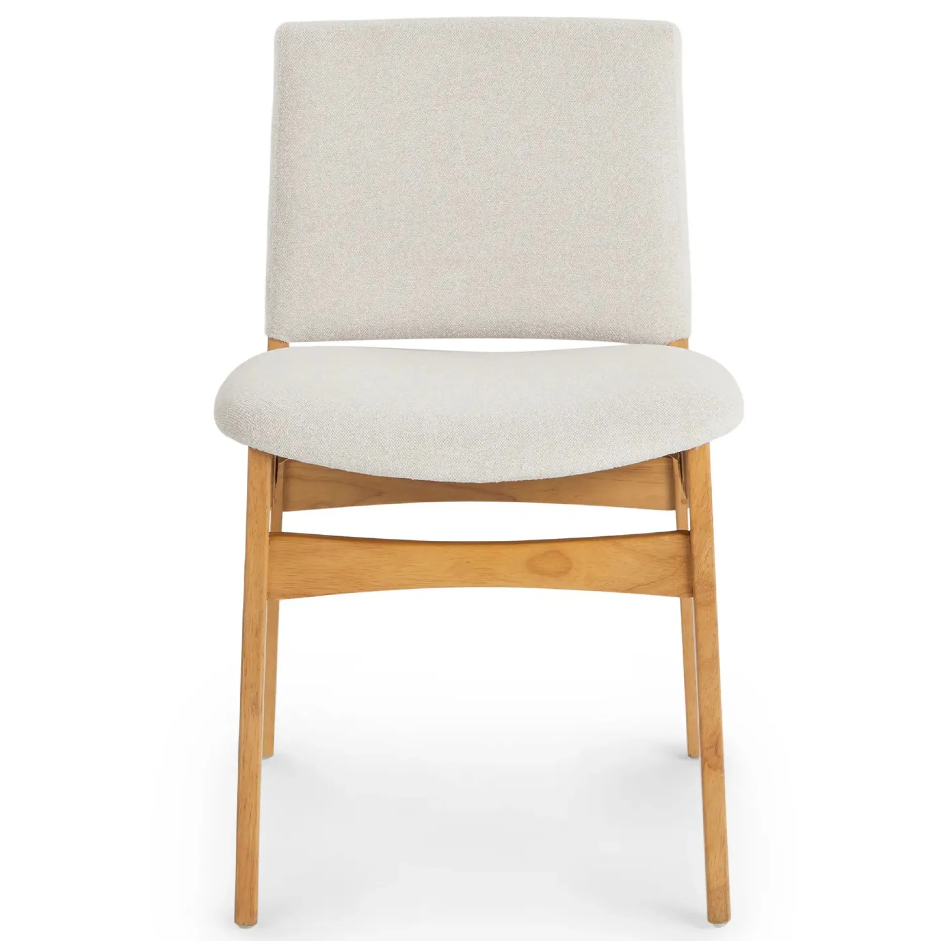 Nosh Dining Chair - Oak and Ratine Ivory