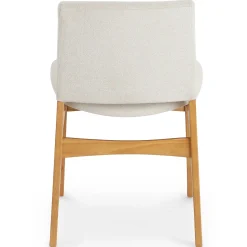 Nosh Dining Chair - Oak and Ratine Ivory
