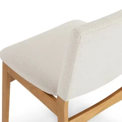 Nosh Dining Chair - Oak and Ratine Ivory
