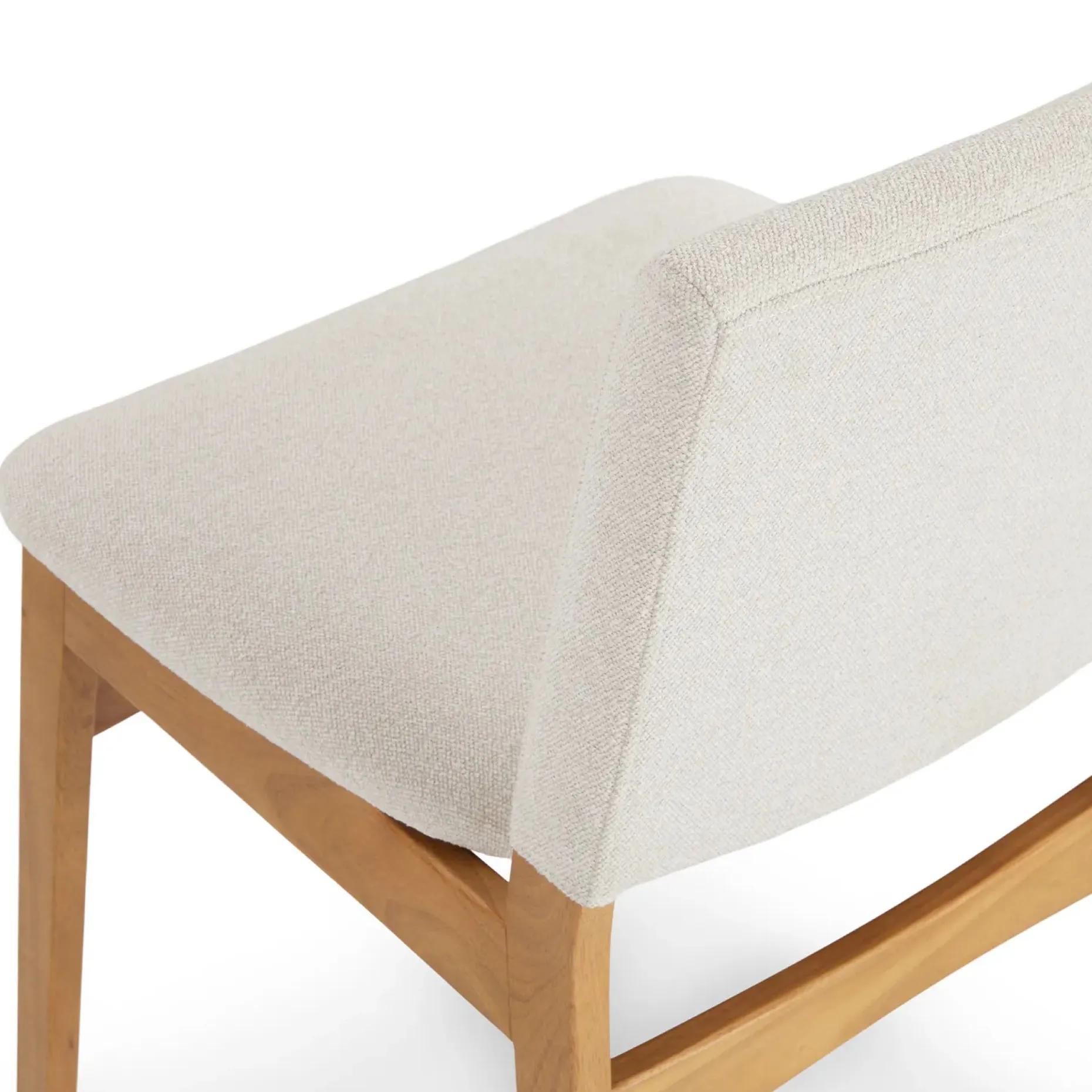 Nosh Dining Chair - Oak and Ratine Ivory