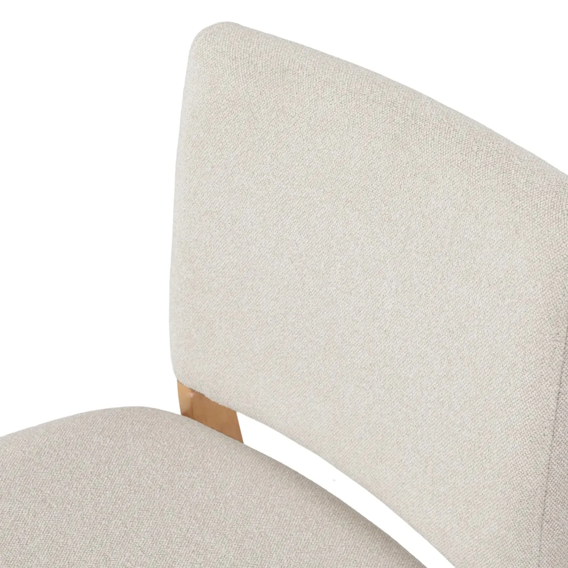 Nosh Dining Chair - Oak and Ratine Ivory