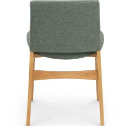 Nosh Dining Chair - Oak and Ratine Green