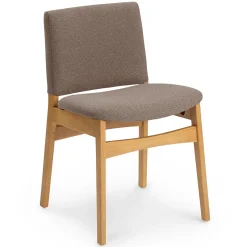 Nosh Dining Chair - Oak and Ratine Brown