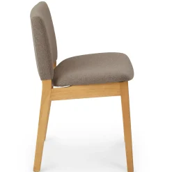 Nosh Dining Chair - Oak and Ratine Brown