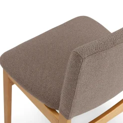 Nosh Dining Chair - Oak and Ratine Brown