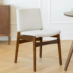 Nosh Dining Chair - Walnut and Chalk Gray