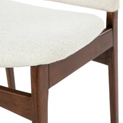 Nosh Dining Chair - Walnut and Chalk Gray